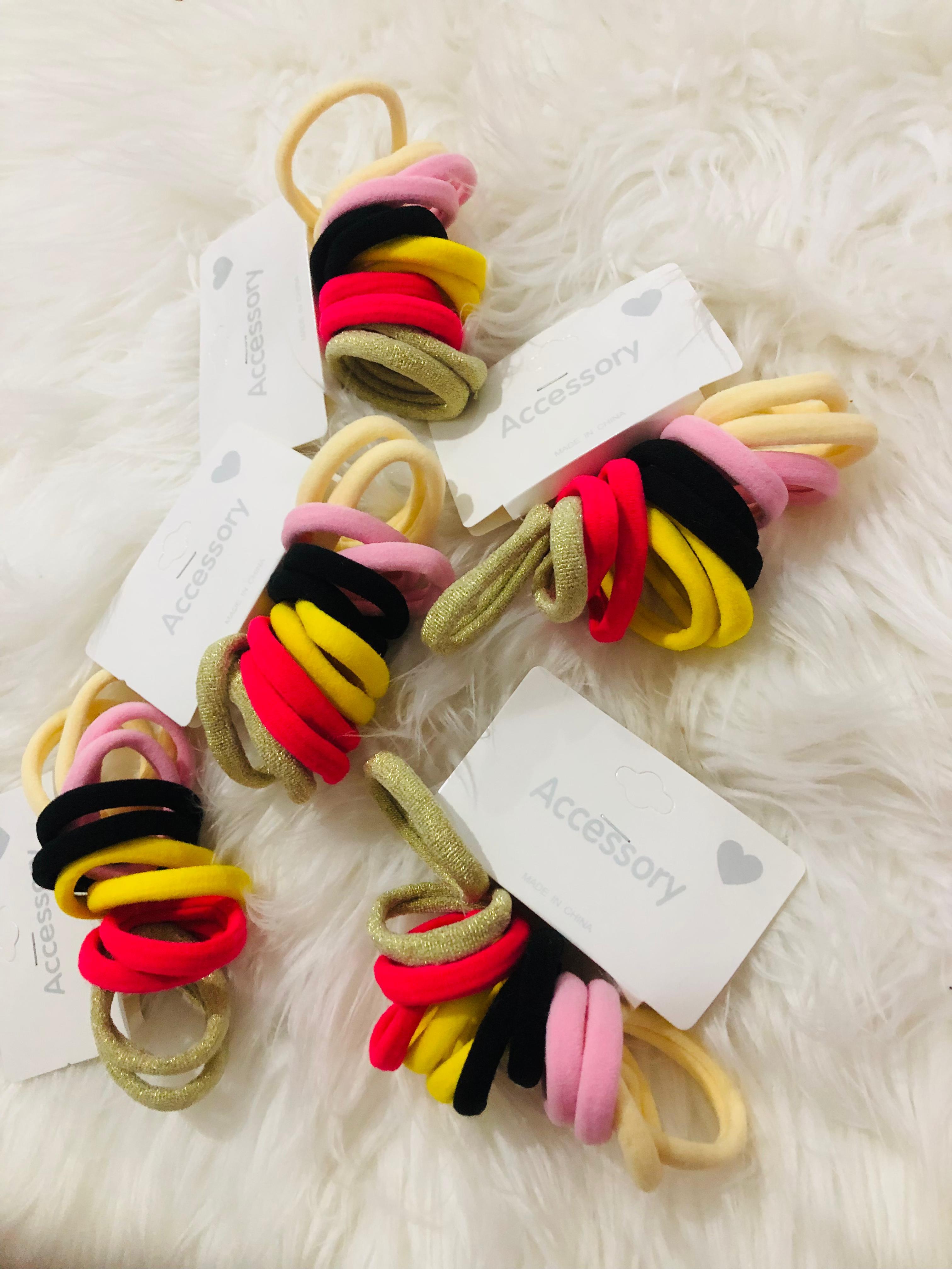 12 pcs kids colour bands