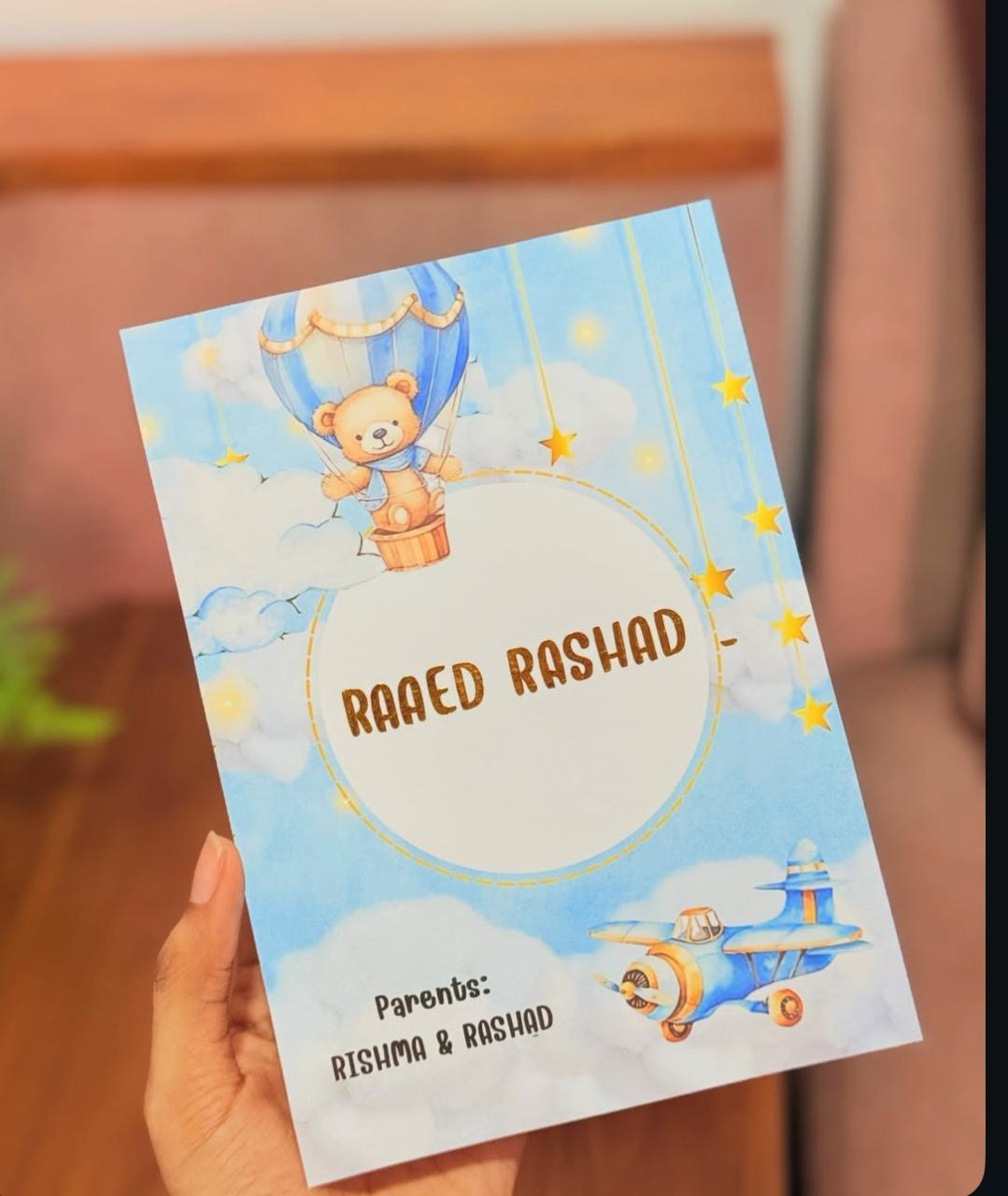 Customized Clinic record book cover