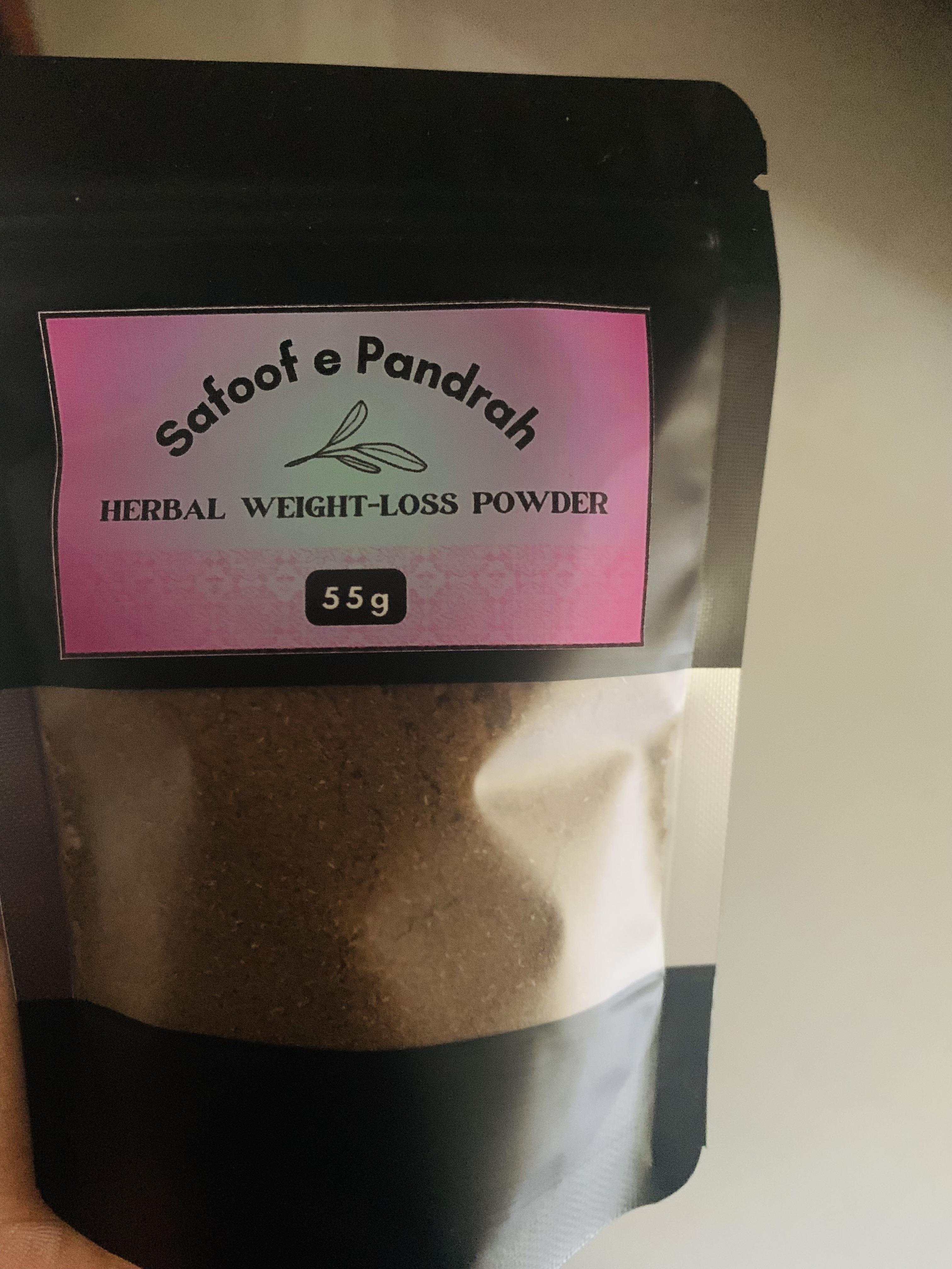 Herbal weight loss powder